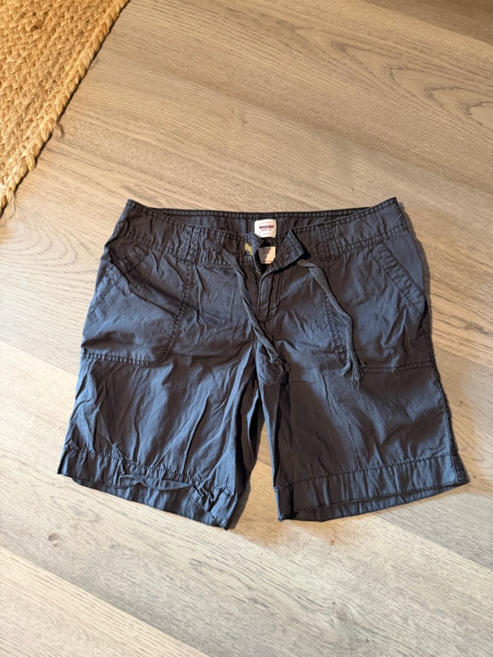 Casual Drawstring Shorts - Charcoal